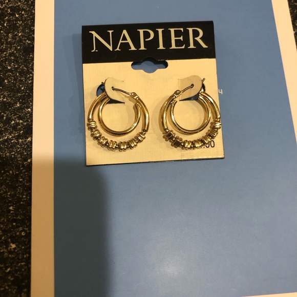 Napier earrings new with tags NWT - Picture 13 of 13